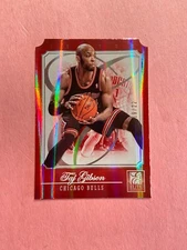 Taj Gibson 2012-13 Panini Elite Series Status Parallel Red Color Match /22 SSP