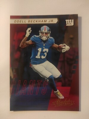Football Tradingcard NFL Odell Beckham Jr.  New York Giants Panini Absolute 2017