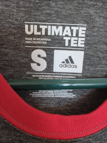 nc state wolfpack shirt Adidas Ultimate Tee Climalite Sz S Football Long Sleeve - Picture 2 of 11