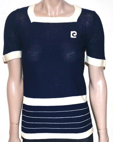Maglia PIERRE CARDIN vintage MOD MCM S moda Space Age