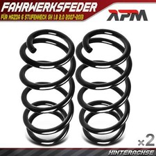 2x Federn Fahrwerksfeder Hinterachse für Mazda 6 Stufenheck GH 1.8 2.0 2007-2013