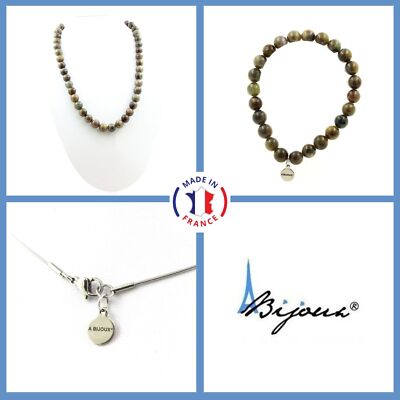 Jewelry Set Bracelet Necklace Pearls SAPPHIRE From Mogok, Myanmar, Size Personal