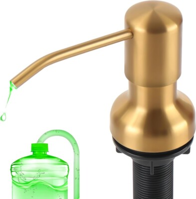 #ad Brass Brushed Nickel Soap Dispenser 47quot;Extension Tube Kit for Kitchen Sink Pump $10.19