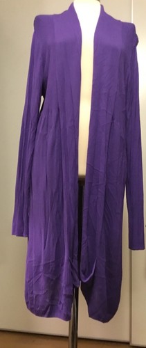 Long-Strickjacke in Lila - Gr. L-XL - v. Ulla Popken - NW - Bild 14 von 18