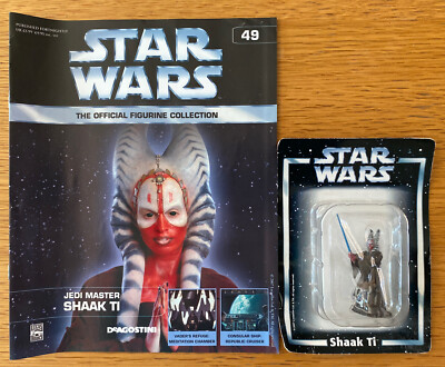Deagostini Star Wars Figurensammlung #49 Shaak Ti versiegelt & Magazin
