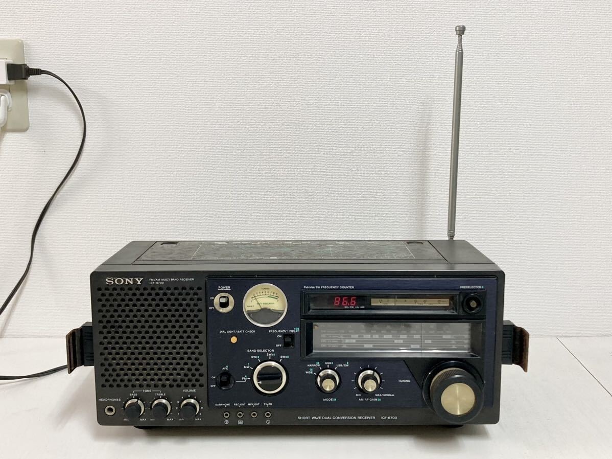 SONY ICF-6700 Radio 5-Band Multiband Receiver Working SONY ICF-6700 Radio 5-Band Multiband Receiver Working