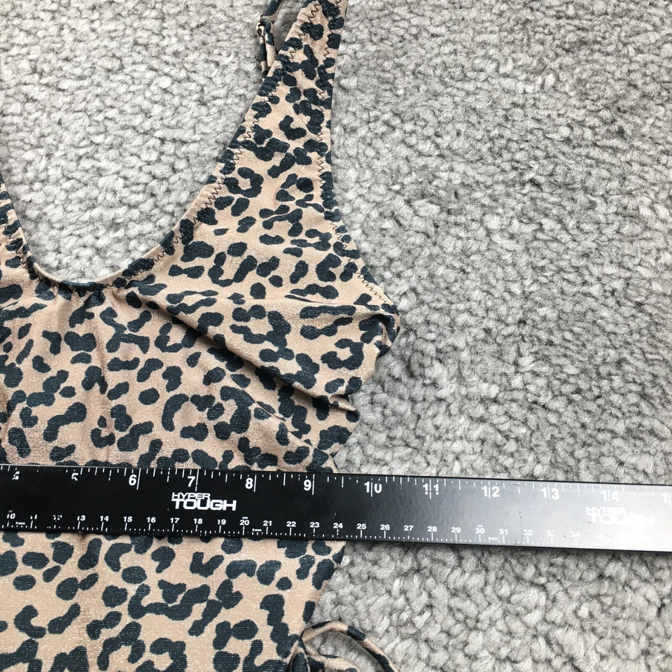 Купальник цельный женский Bond Eye In The Loop размер XS Def леопард сбоку собранный в рюш - Изображение 4 из 4