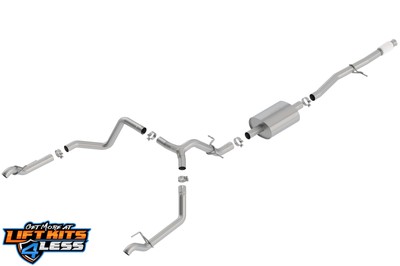 Borla for 2019 Chevy Silverado 1500 5.3L V8 CC SB 147.4in WB S-Type Cat-Back ...