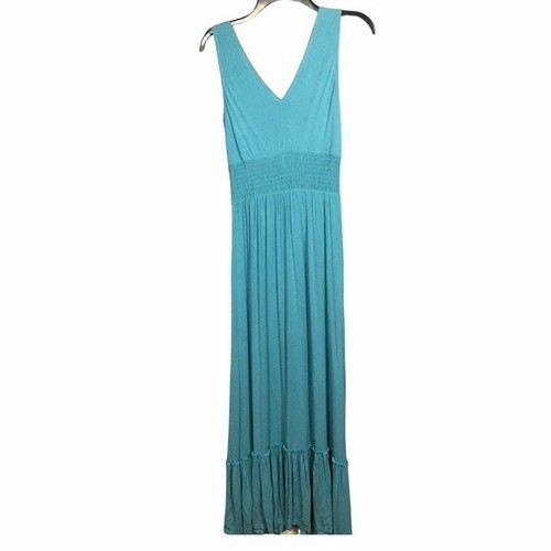 Boston proper maxi dress Turquoise blue 