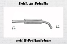 VW Lupo 1.4 1.7  44/55KW Mittelschalldämpfer Auspuff Mitteltopf Schelle BJ.98-05