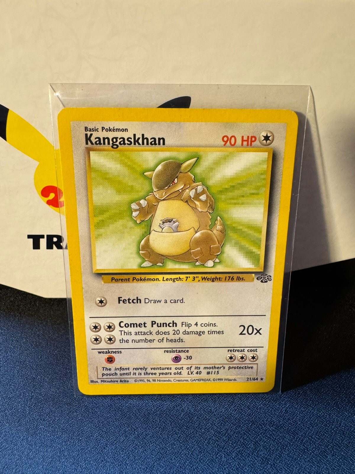 Kangaskhan  1999 WOTC Pokemon Card 5/64 Jungle Set