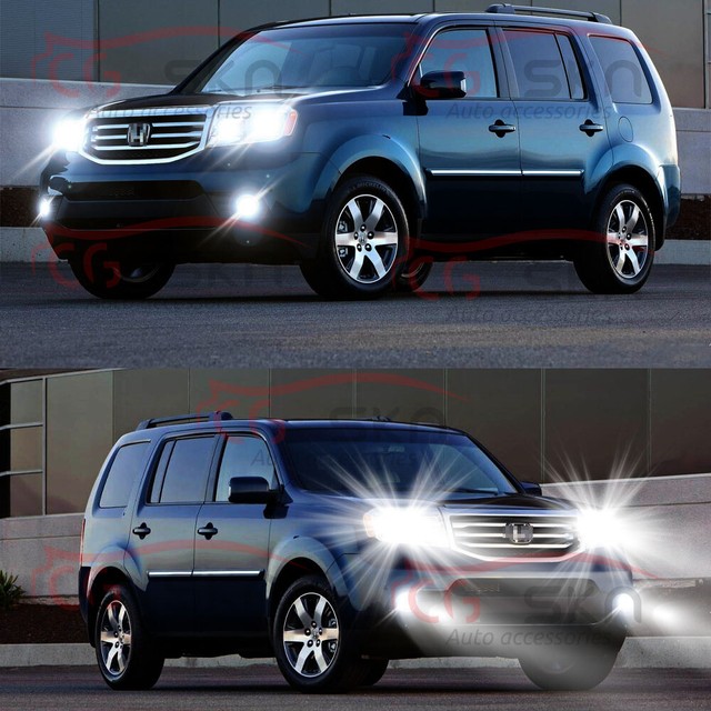 For Honda Pilot 20062018 Combo LED Headlight High Low Beam + Fog Light 6x Bulbs eBay