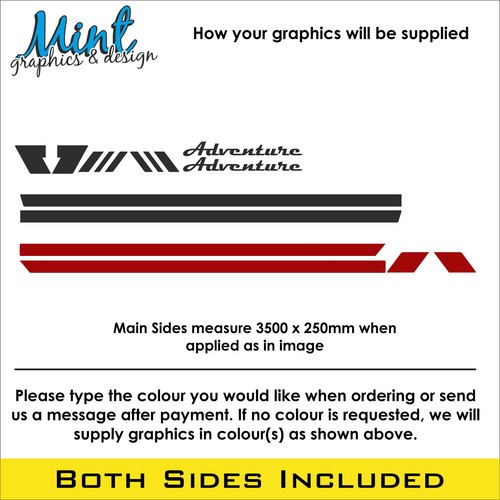 LWB MERCEDES SPRINTER Motorhome Camper Decals Stickers Van Graphics NO P&P 092 - 第 2/4 張圖片