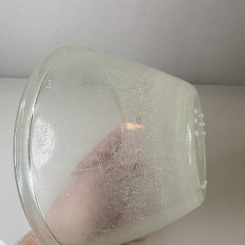 Vintage Pyrex Clear Mixing Bowls x 3 Microwave Safe Made In England Well Used - Picture 18 of 22