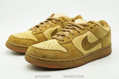 NIKE DUNK LOW SB USED SIZE 8 REESE FORBES WHEAT TWIG DUNE