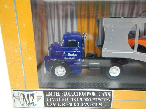 M2 Machines Auto-Hauler 57 Dodge COE, 70 Dodge Super Bee 383 & 71 Dodge Charger - Picture 2 of 5