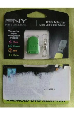 PNY USB On The Go OTG Adapter HOST USB A Buchse auf Micro B Stecker Android MicroUSB