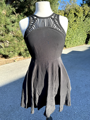 Bar III Dress Extra Small Black Cutout Neckline Sleeveless A-line Adult Womens | eBay Bar III Dress Extra Small Black Cutout Neckline Sleeveless A-line Adult Womens | eBay