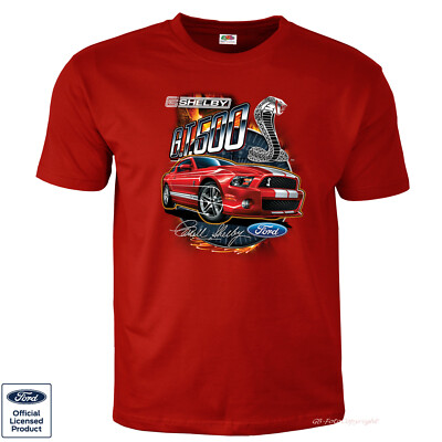 Ford Mustang T-Shirt USA Muscle Car Shelby US-Car classic Automotiv *0196 rot