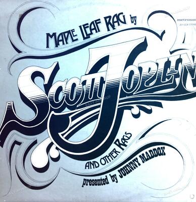 Scott Joplin - Maple Leaf Rag And Other Rags LP 1974 (VG/VG) .