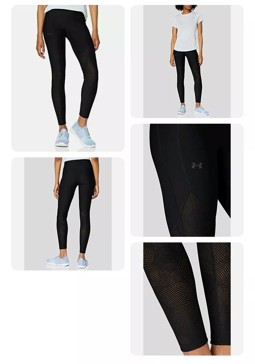 Under Armour Women's Vanish Mesh Leggings Color Black (001/Tonal