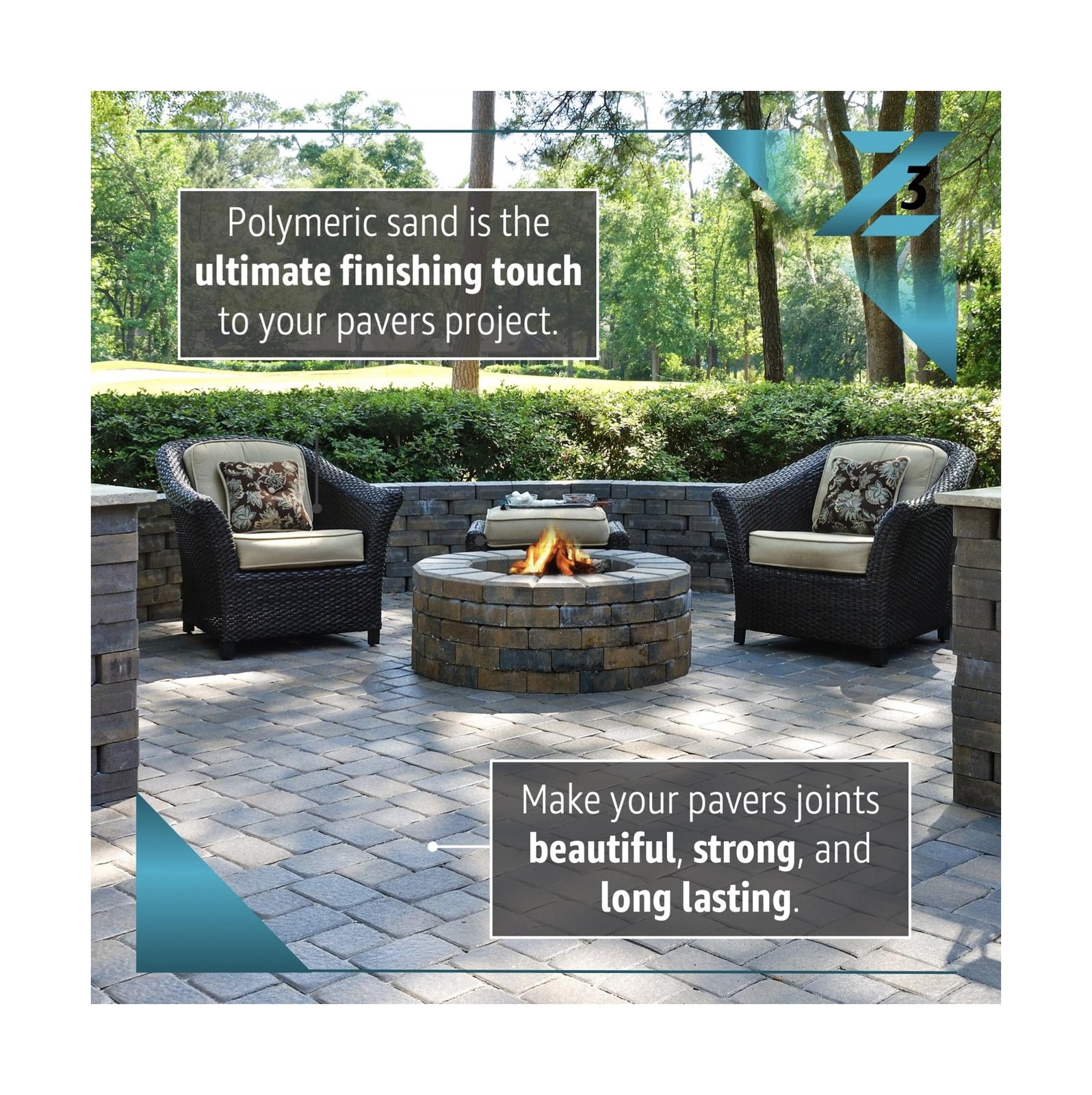 SRW Products Z3 Pavermate Polymeric Sand, 50-Pound Bag (Granite)