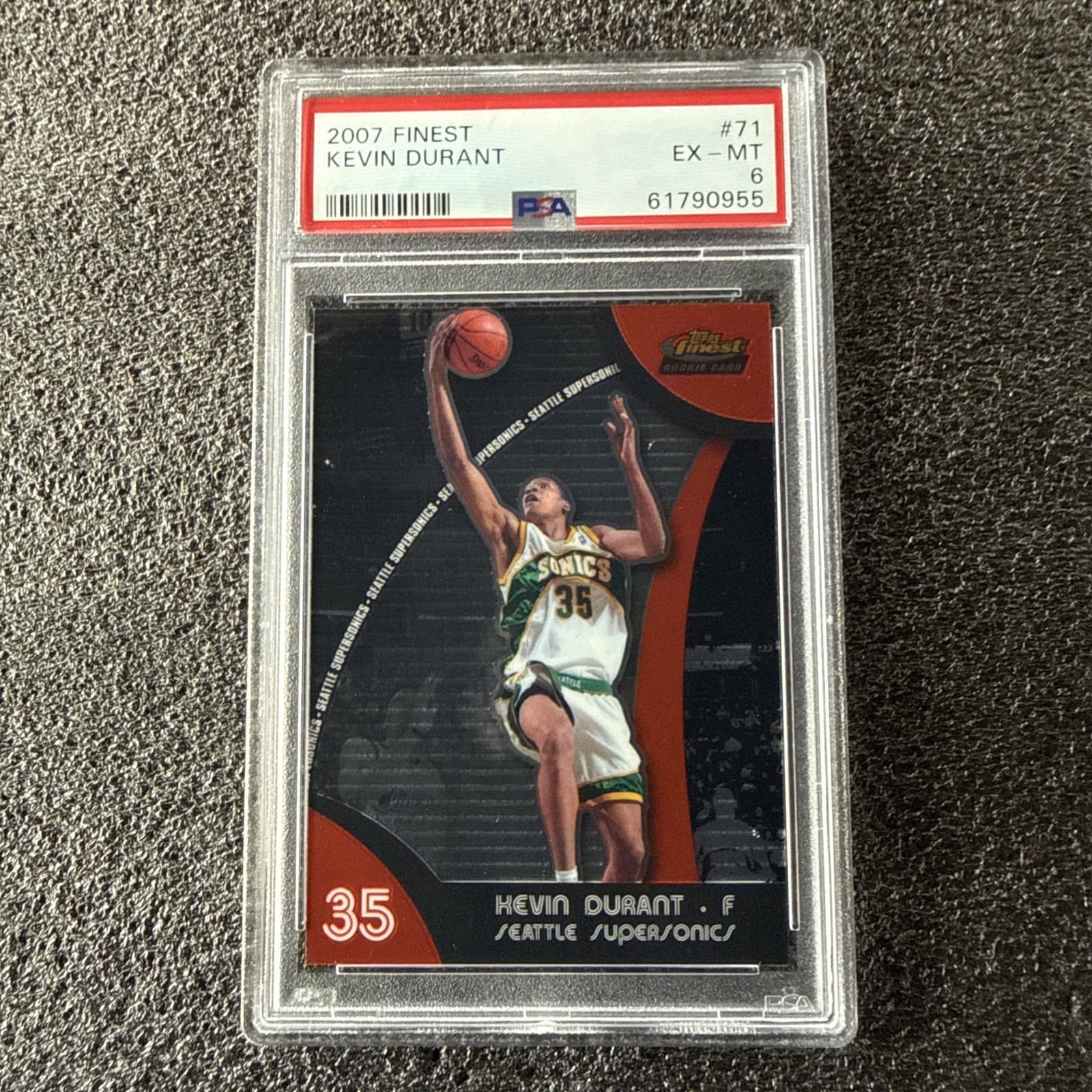 2007-08 Topps Finest - Kevin Durant #71 (RC)