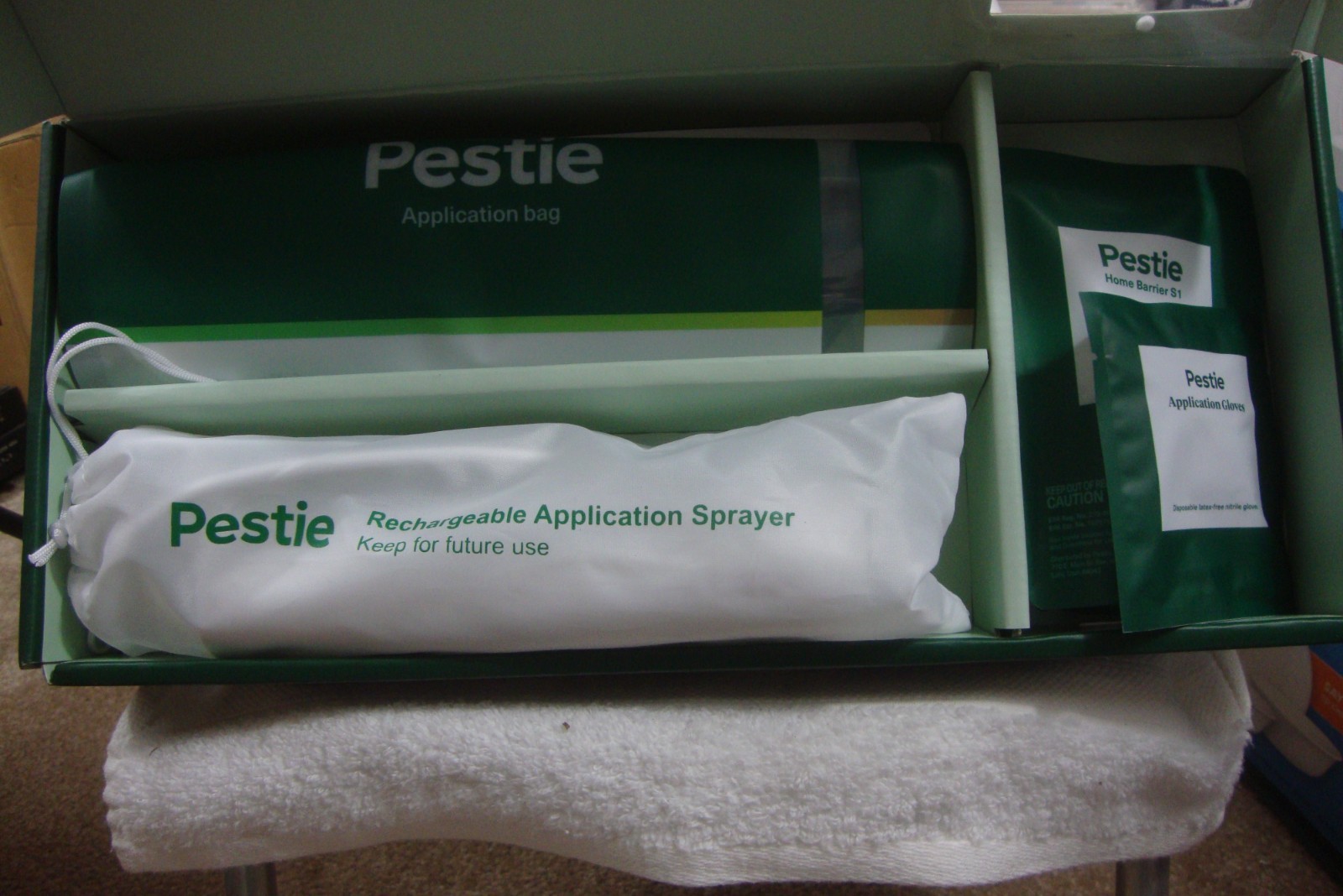 Pestie Home Barrier Pest Control Kit Pro Grade Formula,  Open Box