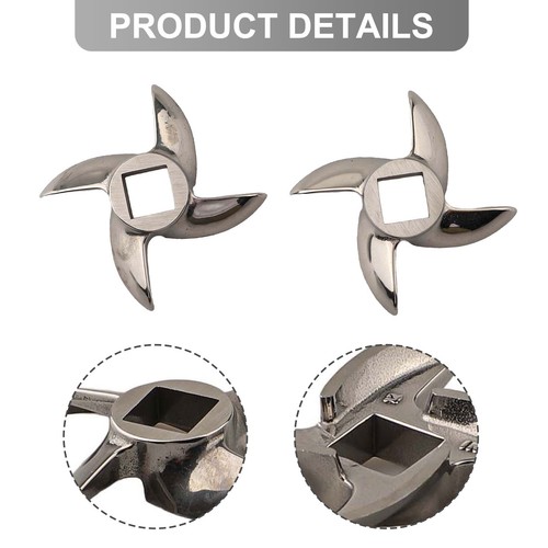 Rust Grinder Blade Size #12 Meat Grinder Blade Hard-wearing Heavy-duty Use Rust-resistant ...