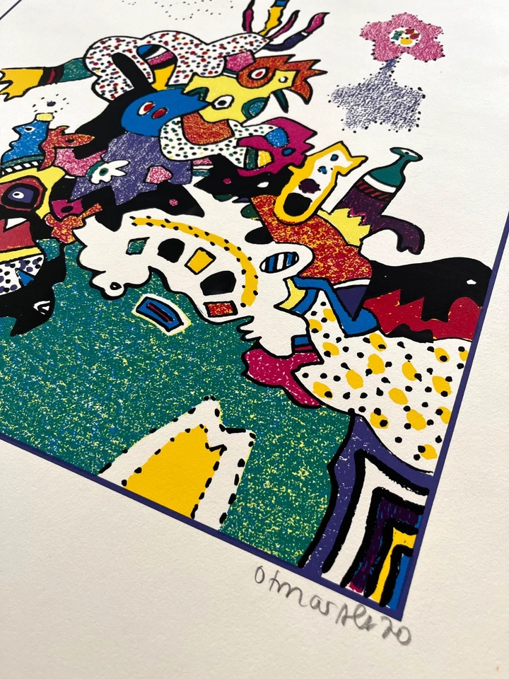 Otmar Alt, Siebdruck, handsigniert, nummeriert, datiert, 1970 - Bild 3 von 4