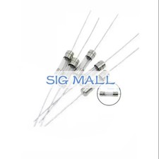 10Pcs 5mm x 20mm Slow Blow Axial Glass Fuses 250V T1/2/4//5/6.3/8/10/15/20A