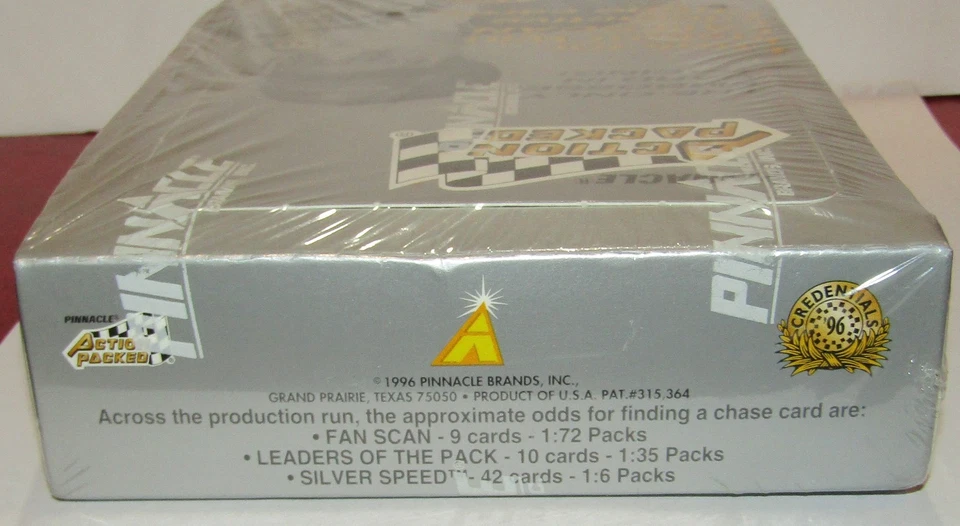 1996 Pinnacle Action Packed Credentials Nascar Racing Box 24 pks Factory Sealed - Image 4 of 4