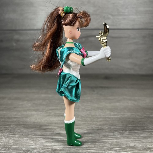 Vintage Bandai Sailor Moon "Sailor Jupiter" 6" Poseable Doll 1995 Complete - Picture 3 of 6