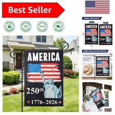 Weather-Resistant Statue of Liberty Flag - 12x18 Inch Commemorative Celebration