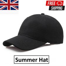 Baseball Cap Mens Womens Adjustable Plain Adults Summer Classic Sports Sun Hat