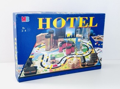 Hotel MB Spiele 2002 blaue Ausgabe Gesellschaftsspiel Rarität Neu & unbespielt!
