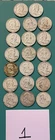 Benjamin Franklin Half Dollar roll #20 -90% silver