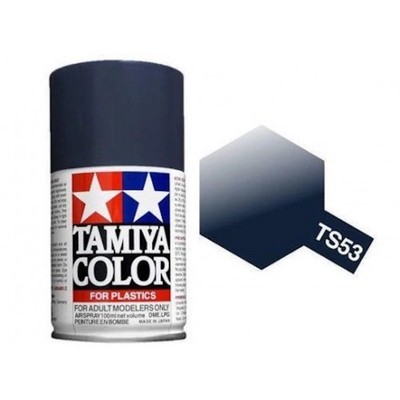 TAMIYA Tamiya TS-53 - Dark Blue Metal - Deep Metallic Blue - 100ml Bomb