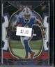 2022 Panini Select #100 Damar Hamlin Black and Red Prizm Die Cut