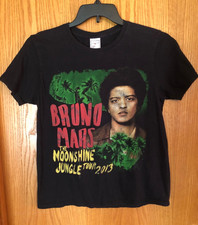 2013 BRUNO MARS CONCERT T SHIRT MENS Size S THE MOONSHINE JUNGLE TOUR RARE