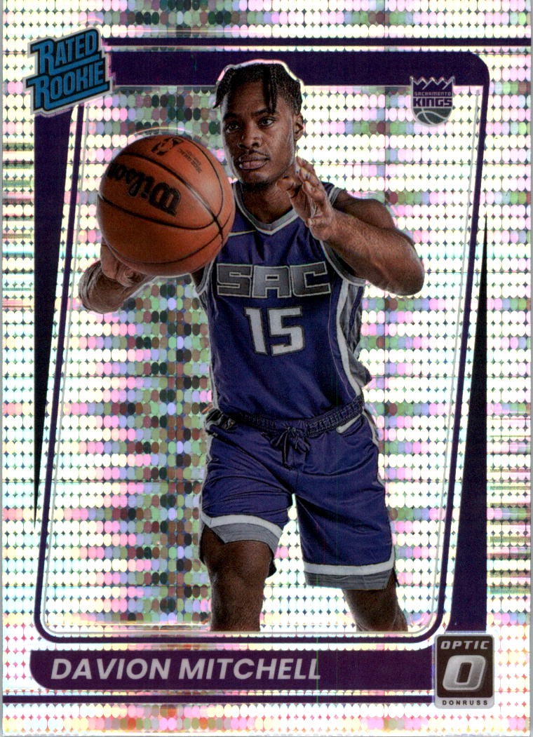 2021-22 Donruss Optic Target Box Set #155 Davion Mitchell - BSK