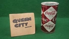 Vintage Coca Cola 12 oz Soda Can Caramel Colored, Square Pattern Pull Tab