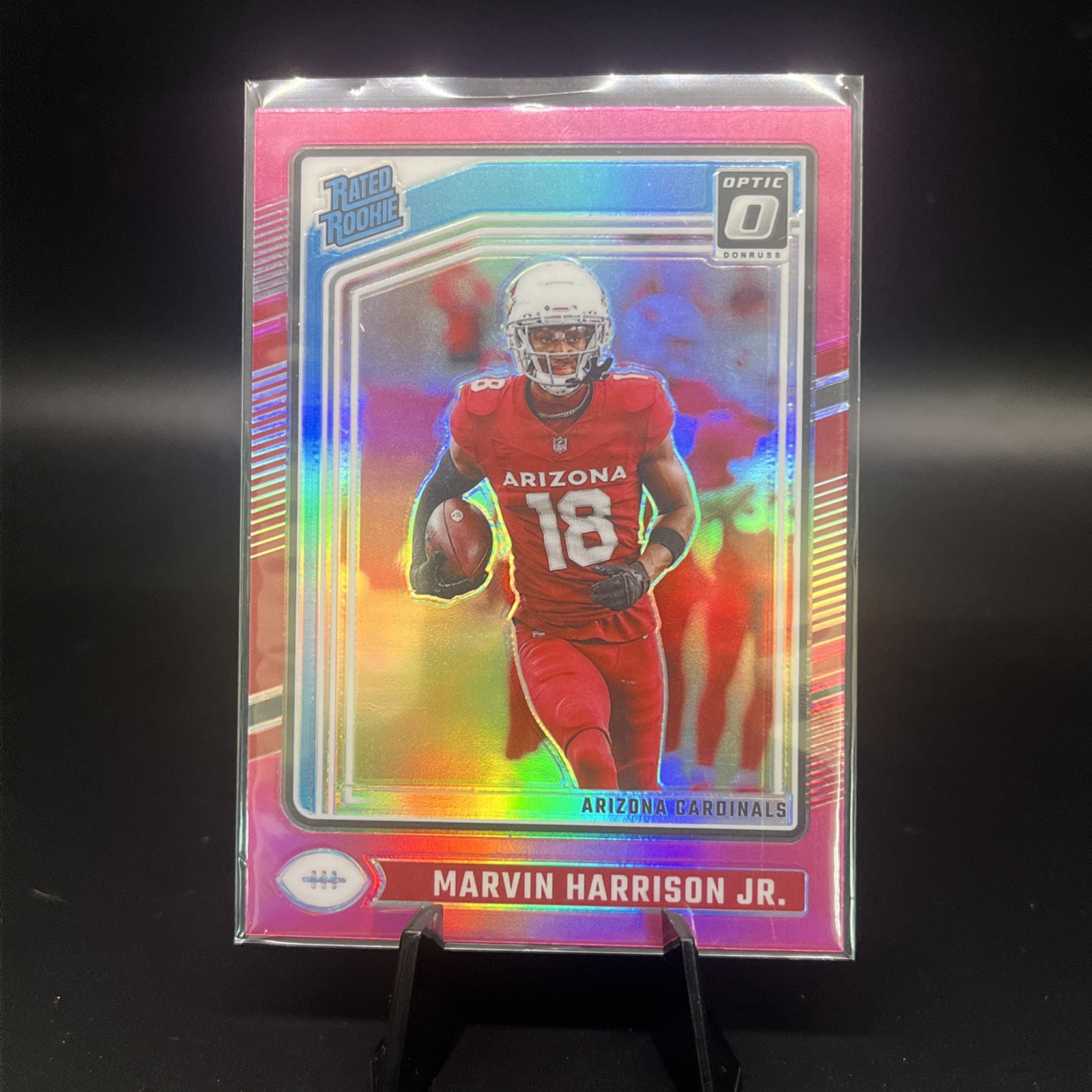 2024 Panini Donruss Optic -Rated Rookie Marvin Harrison Jr. #276 Pink Prizm (RC)
