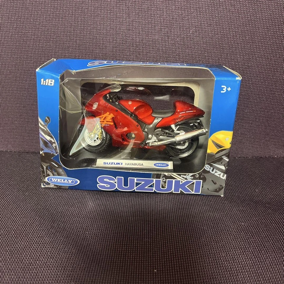 Modelo vermelho SUZUKI Hayabusa 1/18 - Imagem 3 de 4