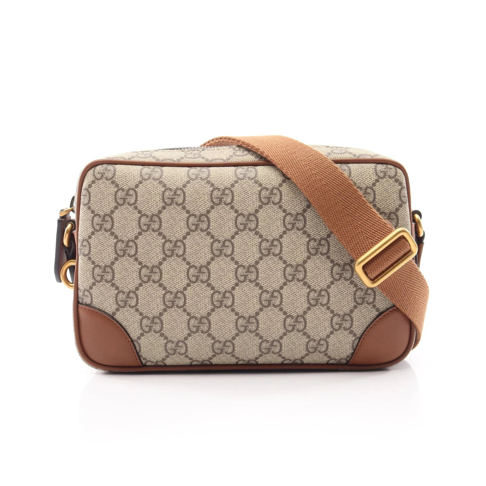 Gucci GG Shoulder Bag Brown PVC #RCB12687