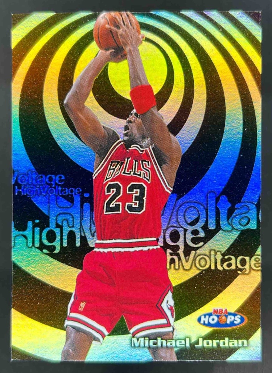 1997-98 Hoops Michael Jordan High Voltage #14 HV Bulls