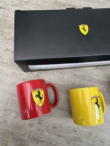 Tasses à café expresso originales Ferrari lot de 3 neuves et dans leur emballage d'origine rare tasse Ferrari - Photo 17/24