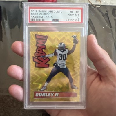 2019 Absolute Football Todd Gurley Gold Kaboom /10 Psa 10 | eBay