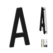 3" 4" 5" 6" 8" 10" Aluminum Floating House Letters, Address Letters for Outsi...