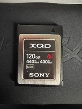 Sony XQD G Series 120GB Memory Card   440MB/s   Tested   Fast Shipping